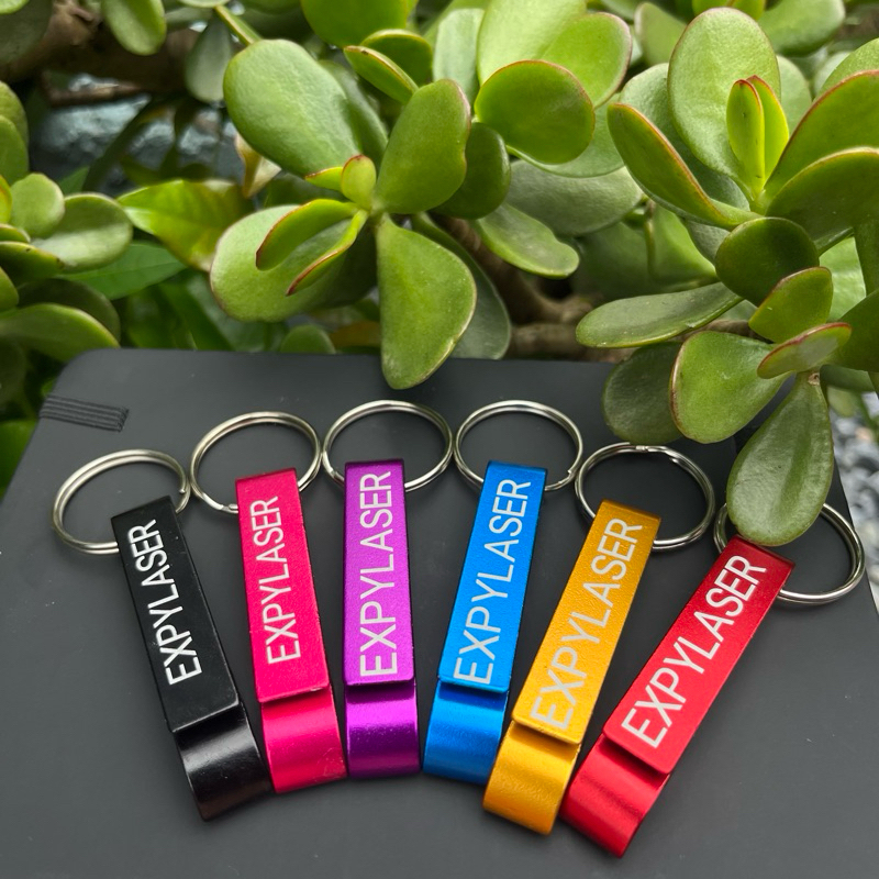 🔑 Chaveiro Abridor Metálico Personalizado – Nome ou Logo | 