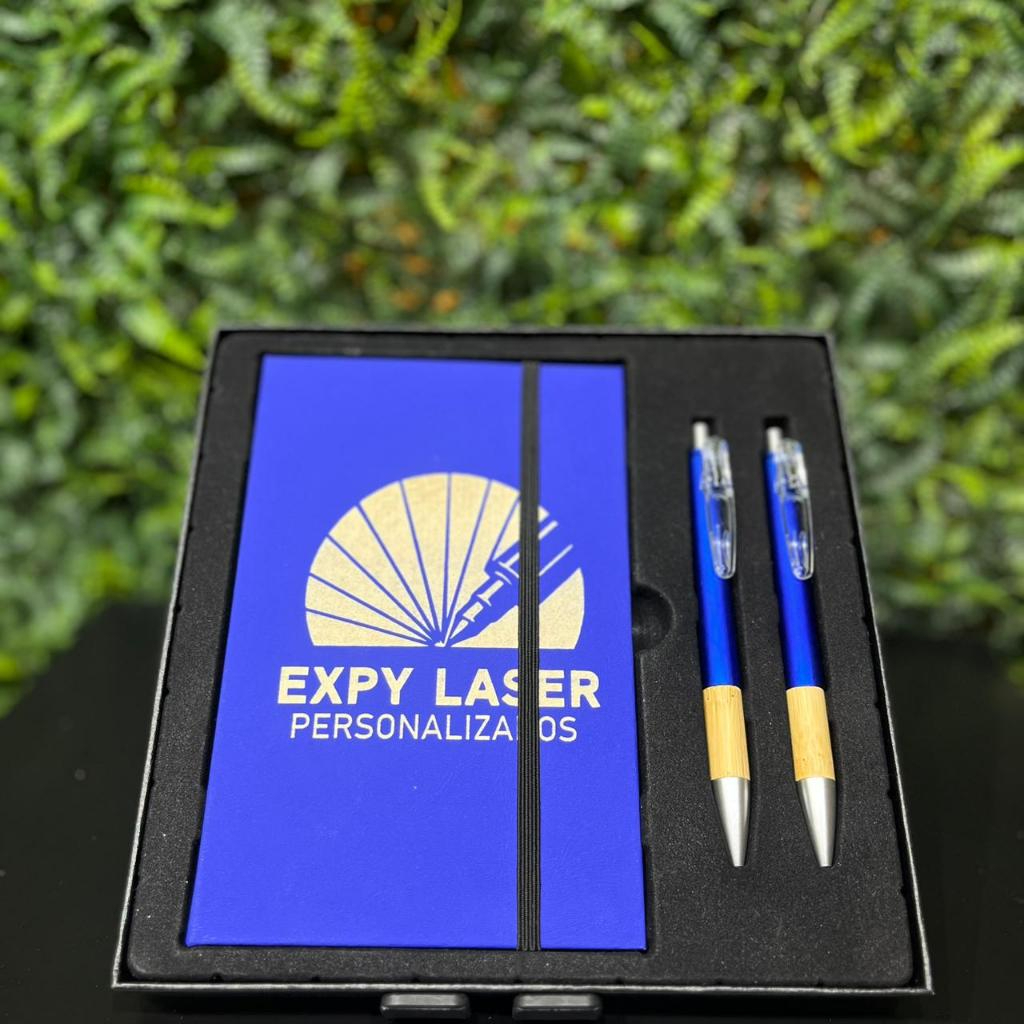 💼 Kit Executivo Personalizado com Caderno + Canetas – Prese