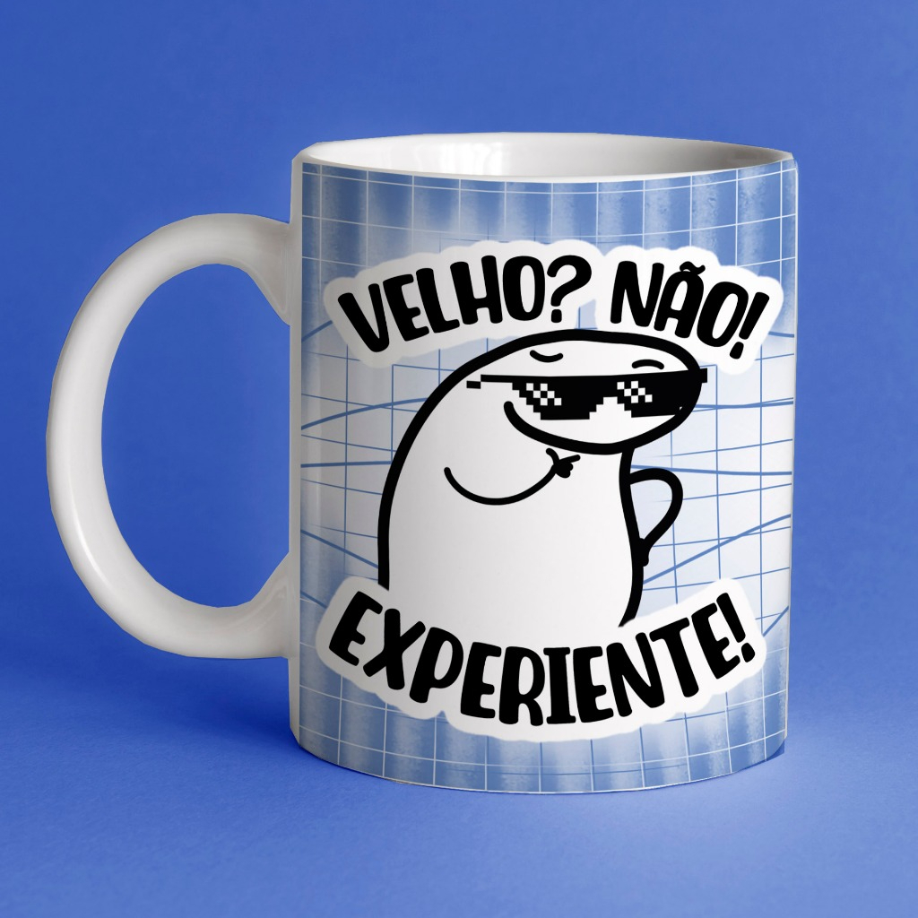Caneca de Porcelana – Tema Flork da Zueira | Dia dos Pais | 